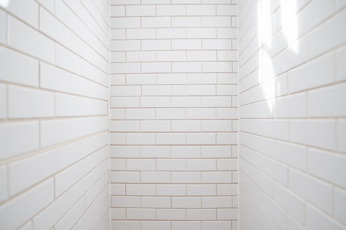 White subway tile bathroom